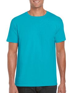 Gildan GIL64000 - T-shirt SoftStyle SS para ele Tropical Blue