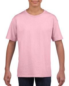 Gildan GIL64000B - T-shirt Softstyle SS para crianças Cor-de-rosa pálida