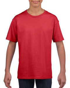Gildan GIL64000B - T-shirt Softstyle SS para crianças Vermelho