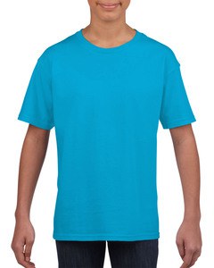 Gildan GIL64000B - T-shirt Softstyle SS para crianças Safira