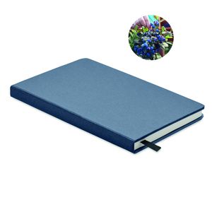 GiftRetail MO6689 - GROW Cadernos A5 reciclado Blue