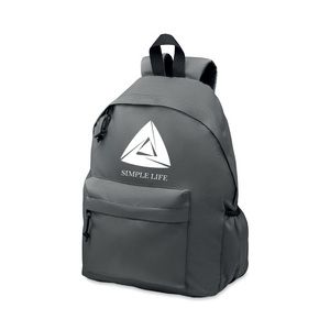 GiftRetail MO6703 - BAPAL+ Mochila poliéster RPET 600D Cinza Escuro