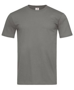 Stedman STE2010 - Camiseta clássica do pescoço redondo masculino Real Grey