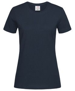 Stedman STE2600 - Camiseta clássica do pescoço feminino feminino Blue Midnight