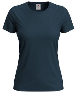 Stedman STE2600 - Camiseta clássica do pescoço feminino feminino Marina Blue