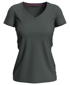 Stedman STE9710 - Camiseta em V para mulheres Stedman-Claire Slate Grey