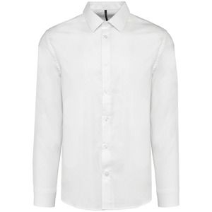 Kariban K595 - Camisa Oxford manga comprida de homem White
