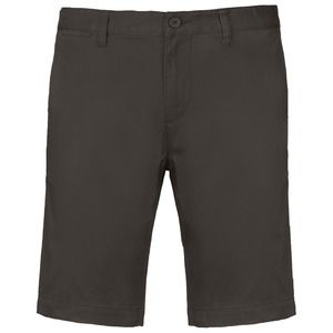 Kariban K750 - Bermuda chino de homem Cinzento escuro