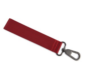 Kimood KI0518 - Porta-chaves com croché e fita Deep Red