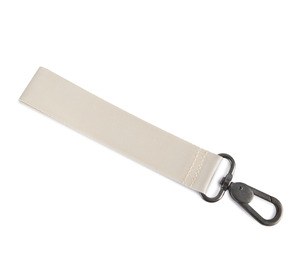 Kimood KI0518 - Porta-chaves com croché e fita Off White