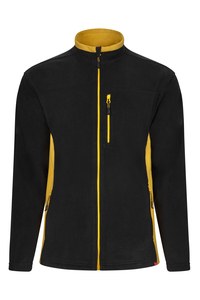 Velilla 201504 - CASACO POLAR BICOLOR Black/Yellow