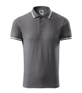 Malfini 219 - Camisa polo masculina urbana steel gray