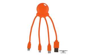 Intraco LT41005 - 2087 | Xoopar Octopus Charging cable Laranja