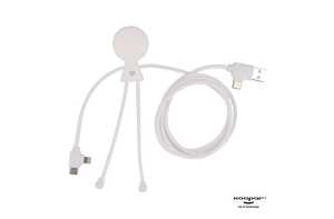 Intraco LT41007 - 2089 | Xoopar Mr. Bio Long Power Delivery Cable with data transfer Branco