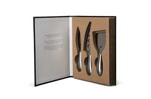 Inside Out LT53002 - Byon Formaggio Conjunto de facas para queijo Steel Prata