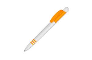 TopPoint LT80918 - Ball pen Tropic hardcolour Branco / Laranja