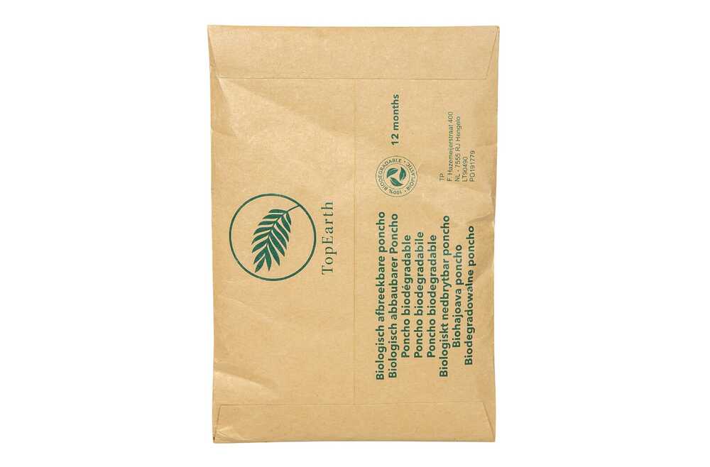 TopEarth LT90490 - Biodegradable rain poncho