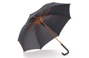 TopPoint LT97109 - Stick umbrella 23” auto open Black / Orange