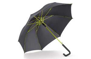 TopPoint LT97109 - Stick umbrella 23” auto open Black / Light Green