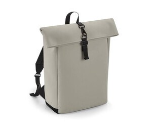 BAG BASE BG335 - MATTE PU ROLL-TOP BACKPACK Clay