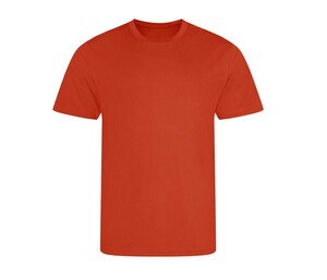 Just Cool JC001 - Camiseta respirável Neoteric ™ Orange Flame
