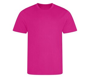 Just Cool JC001 - Camiseta respirável Neoteric ™ Hyper Pink