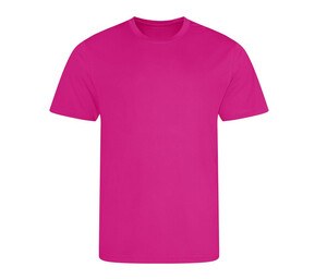 Just Cool JC001J - Camiseta infantil respirável Neoteric ™ Hyper Pink