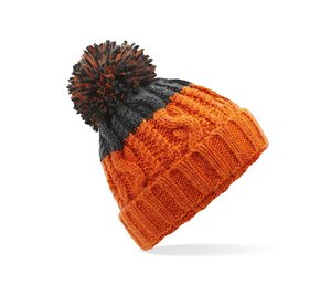 Beechfield BF437 - Depois de Beanie Orange/ Graphite Grey