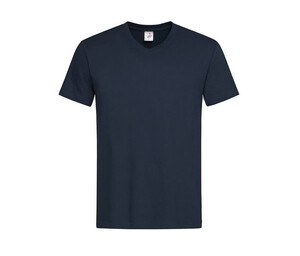 Stedman ST2300 - Camiseta de decote em V masculina Blue Midnight