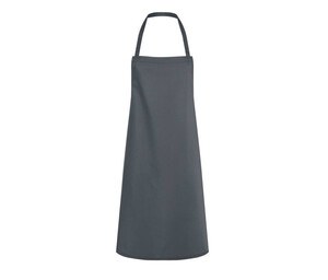 KARLOWSKY KYLS5 - Polycotton bib apron Antracite