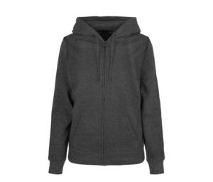 BUILD YOUR BRAND BYB009 - LADIES BASIC ZIP HOODY