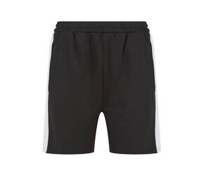 Finden & Hales LV886 - ADULTS' KNITTED SHORTS WITH ZIP POCKETS Preto / Branco