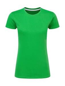 SG Signature SGTee F - Signature Tagless Tee Women Verde dos prados