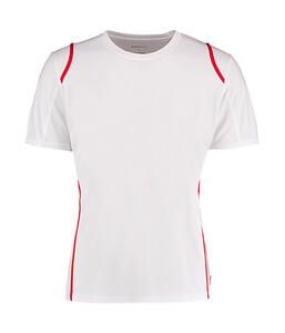 Gamegear KK991 - T-Shirt Desporto Homem Cooltex® Branco / Vermelho