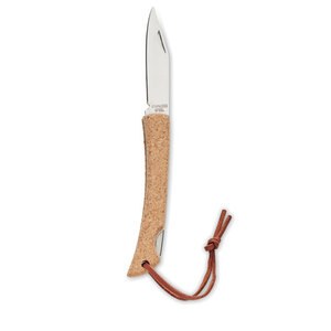 GiftRetail MO6956 - BLADEKORK Canivete dobrável em cortiça Bege
