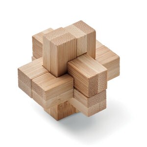 GiftRetail MO6988 - SQUARENATS Puzzle em bambu Wood