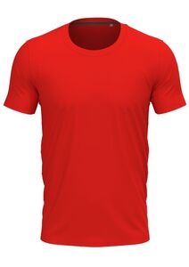 Stedman STE9600 - T-shirt de pescoço da tripulação para homens Stedman Vermelho Escarlate