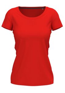 Stedman STE9700 - T -shirt de pescoço da tripulação para mulheres Stedman - Claire Vermelho Escarlate