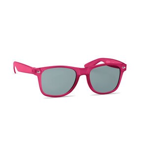 GiftRetail MO6531 - MACUSA Óculos de sol em RPET Rosa Transparente