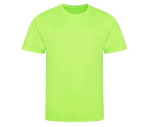 JUST COOL JC020 - T-shirt unissexo respirável Electric Green