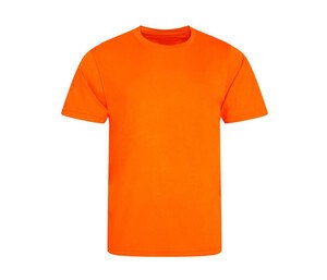 JUST COOL JC020 - T-shirt unissexo respirável Electric Orange