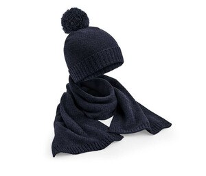 BEECHFIELD BF401 - CONJUNTO DE CACHECOL E GORRO DE MALHA PARA OFERTA