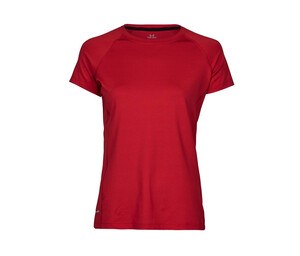 Tee Jays TJ7021 - Camiseta esportiva feminina Red