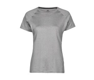 Tee Jays TJ7021 - Camiseta esportiva feminina Cinzento matizado