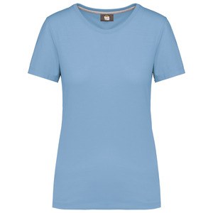 WK. Designed To Work WK307 - T-shirt com tratamento antibacteriano de senhora Azul céu