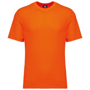 WK. Designed To Work WK308 - T-shirt eco-responsável algodão/poliéster unissexo Fluorescent Orange