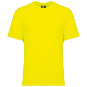 WK. Designed To Work WK308 - T-shirt eco-responsável algodão/poliéster unissexo Fluorescent Yellow