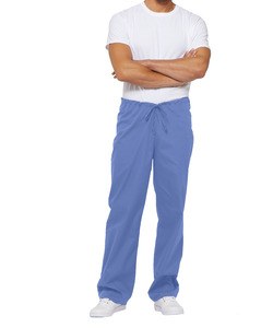 Dickies Medical DKE83006 - Calças com cintura ajustável com cordão unissexo Azul céu