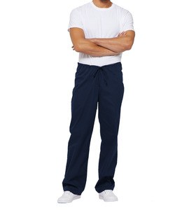 Dickies Medical DKE83006 - Calças com cintura ajustável com cordão unissexo Azul marinho