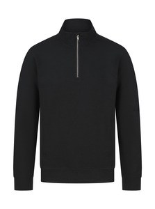 Henbury H842 - Sweatshirt com meio fecho unissexo Black